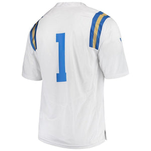 #1 UCLA Bruins Under Armour Premier Football Jersey - White