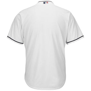 Cleveland Indians Majestic Official Cool Base Jersey - White