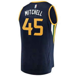 Donovan Mitchell Utah Jazz Fanatics Branded Fast Break Jersey Navy - Icon Edition