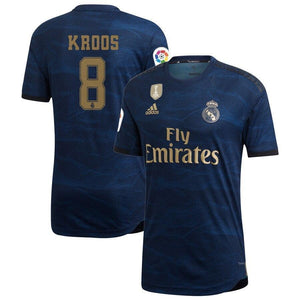 Toni Kroos Real Madrid Away Soccer Jersey 2019-20 – Blue