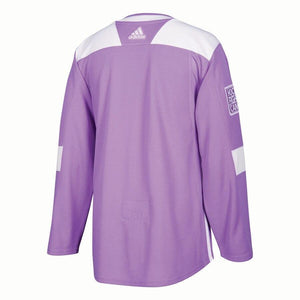 New York Rangers adidas Hockey Fights Cancer Practice Jersey - Purple