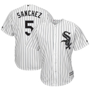 Yolmer Sanchez Chicago White Sox Majestic Home Cool Base Player Jersey – White