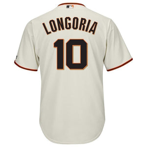 Evan Longoria San Francisco Giants Majestic Alternate Cool Base Player Jersey – Black