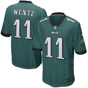 Carson Wentz Philadelphia Eagles Nike Game Jersey - Green