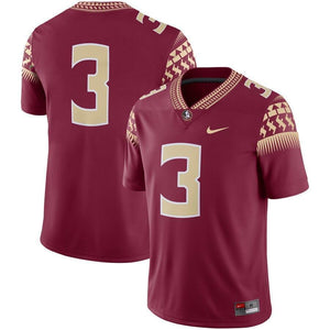 #3 Florida State Seminoles Nike Game Jersey - Garnet