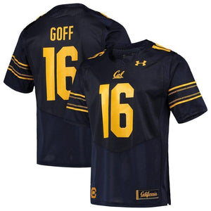 Jared Goff Cal Bears Under Armour Replica Alumni Jersey - Navy