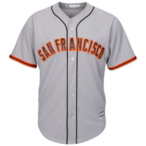 San Francisco Giants Majestic Official Cool Base Jersey - Gray