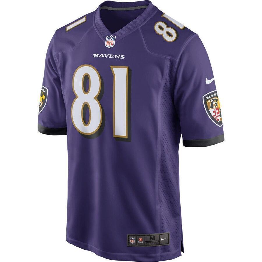 Hayden Hurst Baltimore Ravens Nike Game Jersey - Purple