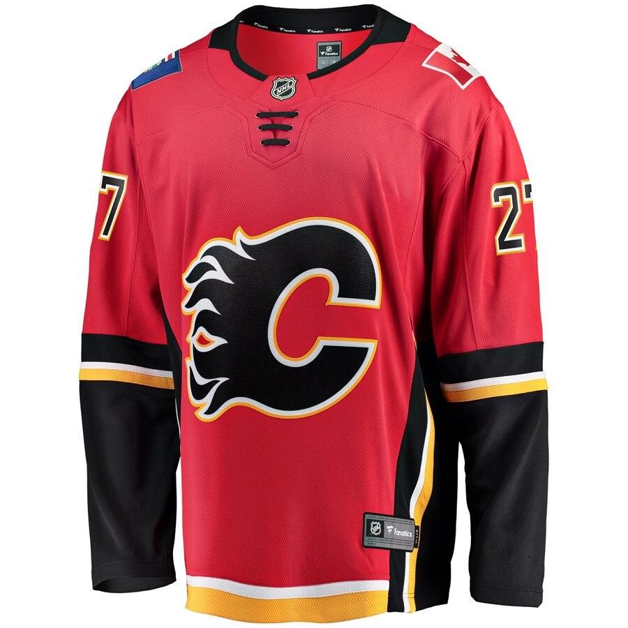 Austin Czarnik Calgary Flames Fanatics Branded Home Breakaway Player Jersey - Red