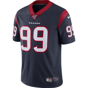 J.J. Watt Houston Texans Nike NFL 100 Vapor Limited Jersey - Navy