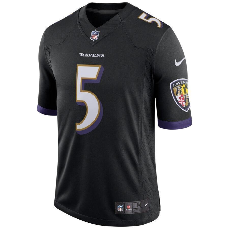 Joe Flacco Baltimore Ravens Nike Speed Machine Limited Player Jersey - Black