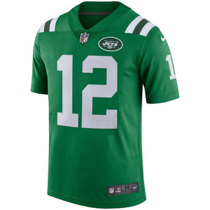 Joe Namath New York Jets Nike Color Rush Vapor Untouchable Retired Player Limited Jersey - Green