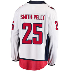 Devante Smith-Pelly Washington Capitals Fanatics Branded 2018 Stanley Cup Champions Away Breakaway Player Jersey - White