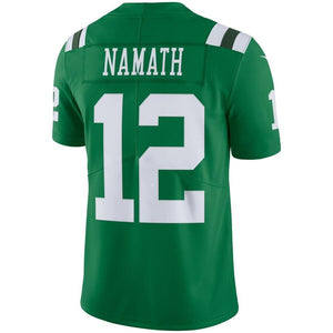 Joe Namath New York Jets Nike Color Rush Vapor Untouchable Retired Player Limited Jersey - Green