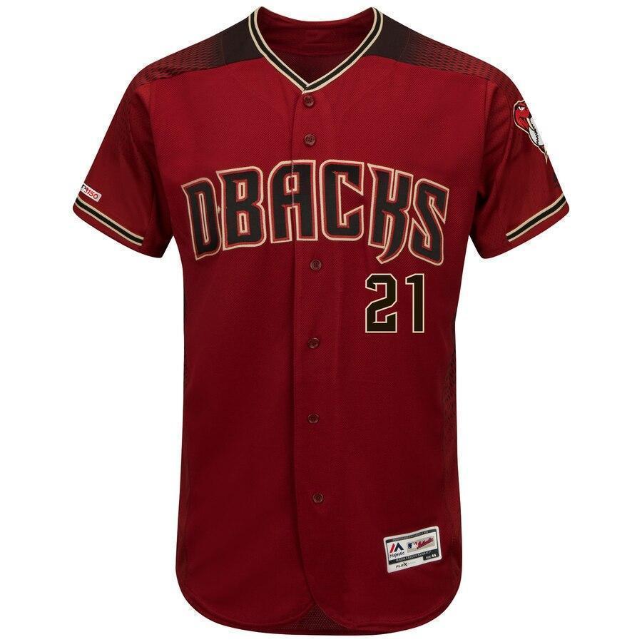 Zack Greinke Arizona Diamondbacks Majestic Alternate Collection Flex Base Player Jersey