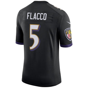 Joe Flacco Baltimore Ravens Nike Speed Machine Limited Player Jersey - Black