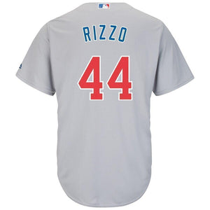 Anthony Rizzo Chicago Cubs Majestic Official Cool Base Player Jersey - Gray