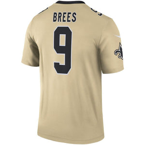 Drew Brees New Orleans Saints Nike Inverted Legend Jersey - Gold