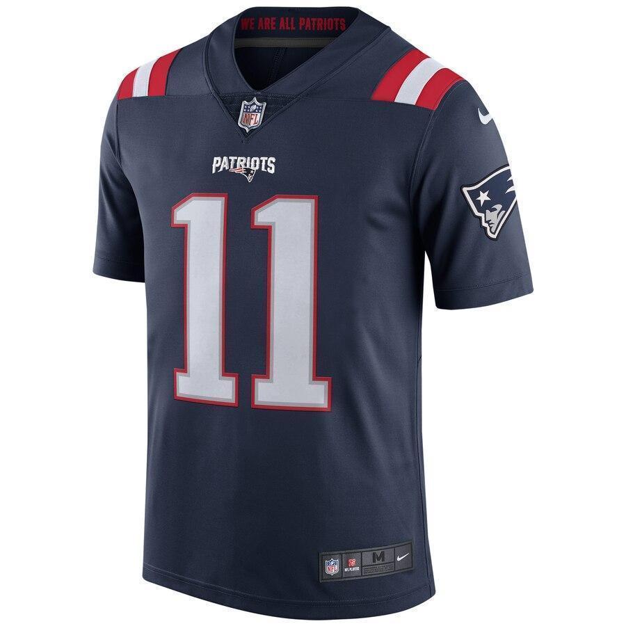 Julian Edelman New England Patriots Nike Vapor Untouchable Color Rush Limited Player Jersey - Navy