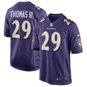 Earl Thomas Baltimore Ravens Nike Game Jersey - Purple