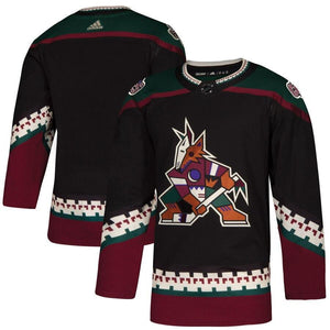 Arizona Coyotes adidas Alternate Blank Jersey - Black