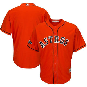 Houston Astros Majestic 2019 Postseason Official Cool Base Team Jersey - Orange