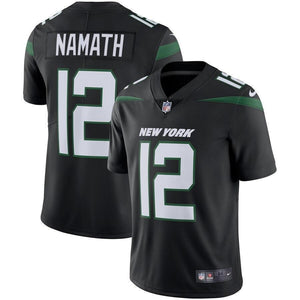 Joe Namath New York Jets Nike Retired Player Limited Team Jersey - Stealth Black