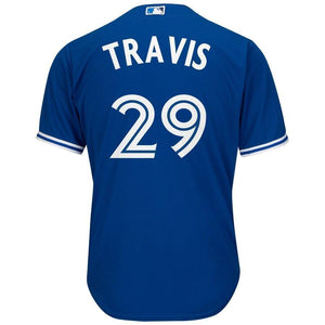 Devon Travis Toronto Blue Jays Majestic Alternate Official Cool Base Player Jersey - Royal