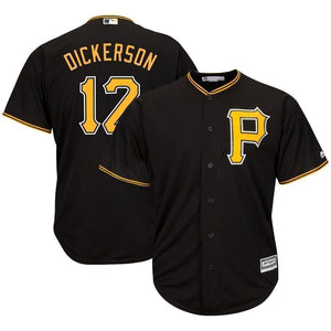 Corey Dickerson Pittsburgh Pirates Majestic Alternate Cool Base Player Jersey – Black