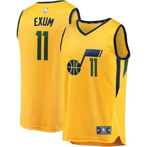 Dante Exum Utah Jazz Fanatics Branded Fast Break Player Jersey Gold - Statement Edition