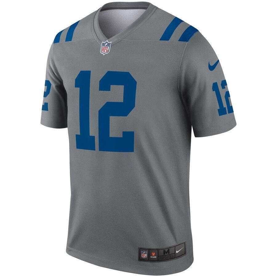 Andrew Luck Indianapolis Colts Nike Inverted Legend Jersey - Gray