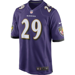 Earl Thomas Baltimore Ravens Nike Game Jersey - Purple