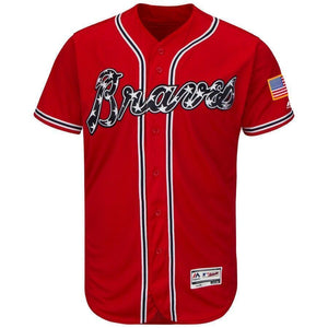 Dansby Swanson Atlanta Braves Majestic Home Flex Base Collection Player Jersey - White/Scarlet