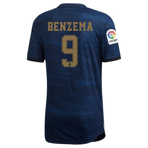 Karim Benzema Real Madrid Away Soccer Jersey 2019-20 – Blue