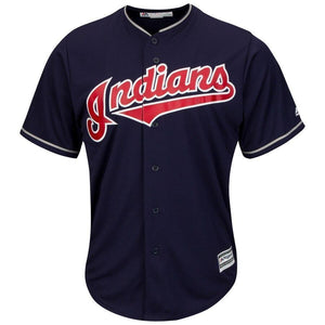 Francisco Lindor Cleveland Indians Majestic Alternate 2019 Cool Base Player Jersey – Scarlet/Navy