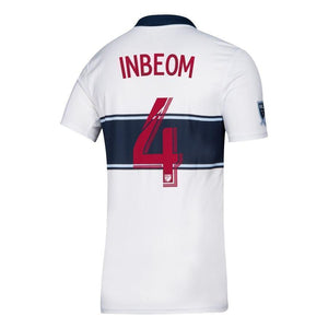 Inbeom Hwang Vancouver Whitecaps FC 2019 Hoop Player Jersey – White