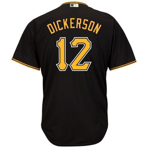 Corey Dickerson Pittsburgh Pirates Majestic Alternate Cool Base Player Jersey – Black