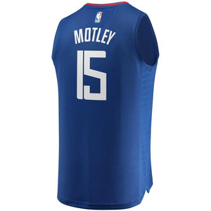 Johnathan Motley LA Clippers Fanatics Branded Fast Break Replica Jersey - Icon Edition - Royal