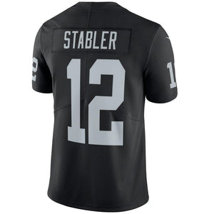 Ken Stabler Oakland Raiders Nike Retired Player Vapor Untouchable Limited Throwback Jersey - Black