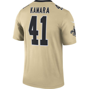 Alvin Kamara New Orleans Saints Nike Inverted Legend Jersey - Gold