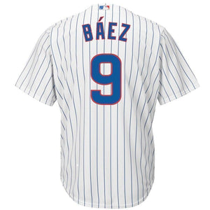 Javier Baez Chicago Cubs Majestic Alternate Official Cool Base Player Jersey - Royal/White