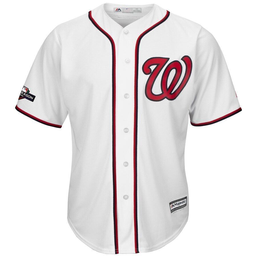 Anthony Rendon Washington Nationals Majestic 2019 Postseason Official Cool Base Player Jersey - White