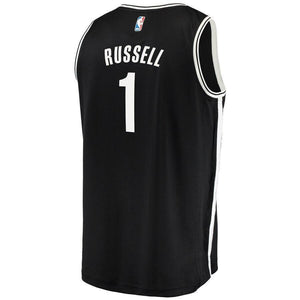 D'Angelo Russell Brooklyn Nets Fanatics Branded Fast Break Jersey Black - Icon Edition