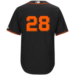 Buster Posey San Francisco Giants Majestic Alternate Official Cool Base Replica Player Jersey - Black