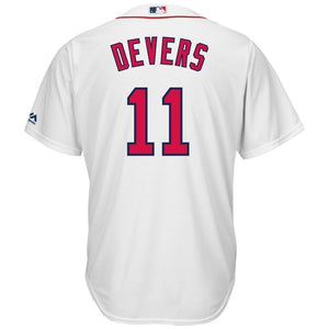 Rafael Devers Boston Red Sox Majestic Home Official Cool Base Player Jersey - White