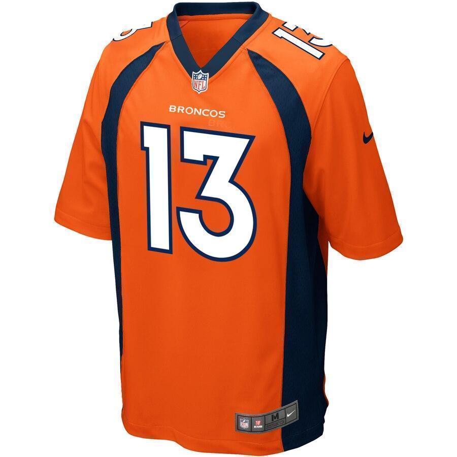 Trevor Siemian Denver Broncos Nike Game Jersey - Orange