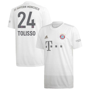 Corentin Tolisso Bayern Munich Away Soccer Jersey 2019-20 – White