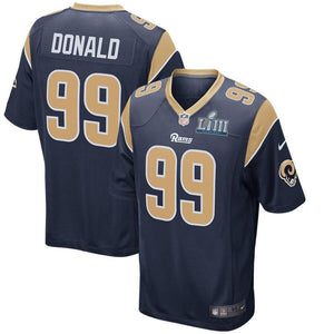 Aaron Donald Los Angeles Rams Nike Super Bowl LIII Bound Game Jersey - Navy