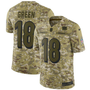 A.J. Green Cincinnati Bengals Nike Salute to Service Limited Jersey - Camo