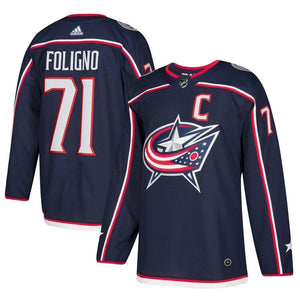 Nick Foligno Columbus Blue Jackets adidas Player Jersey - Navy